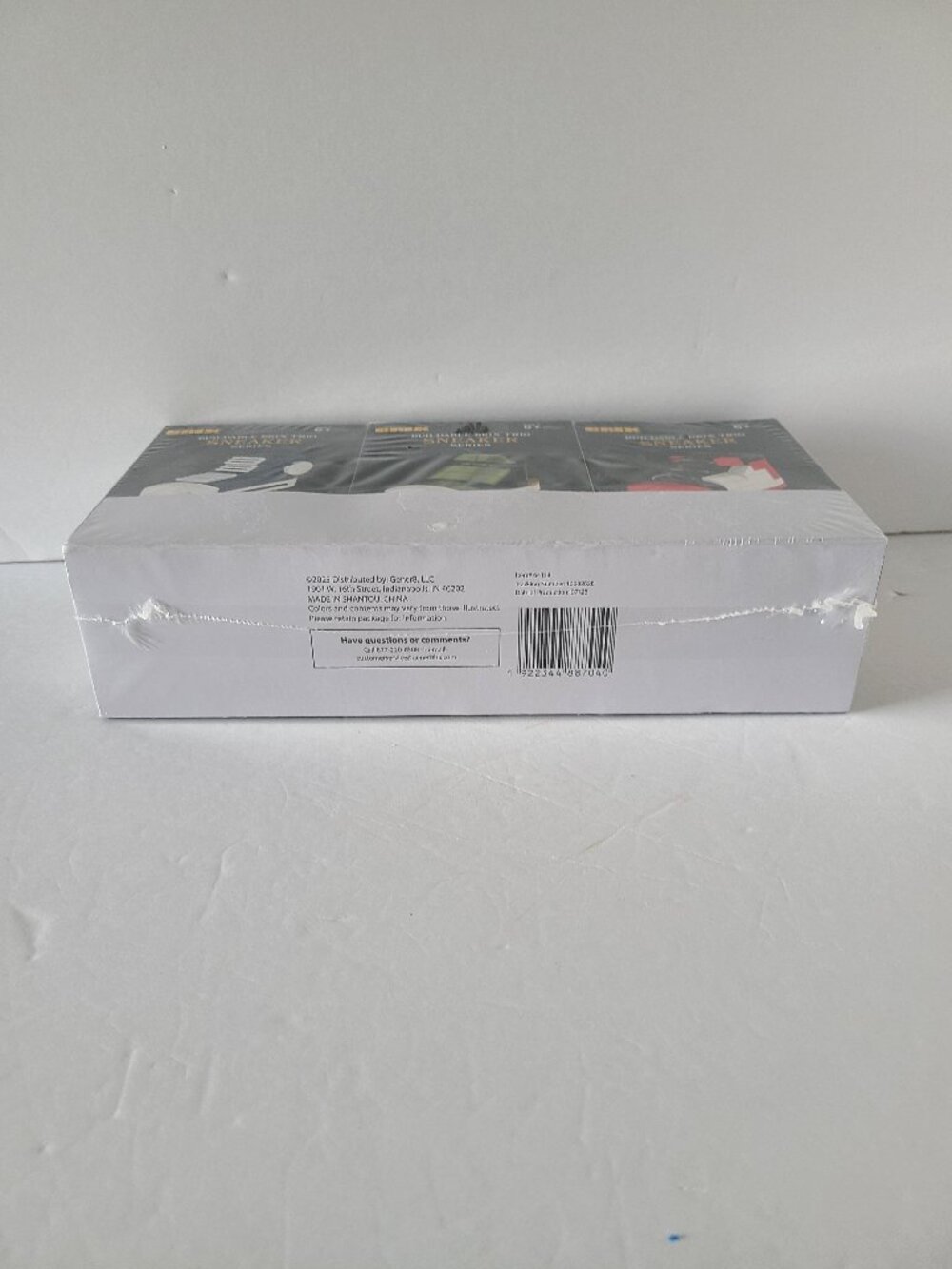 BRIX BUILDABLE SNEAKER SERIES TRIO SET-RED/WHITE--GREEN/BLACK--BLUE WHITE-SEALED - Picture 6 of 6